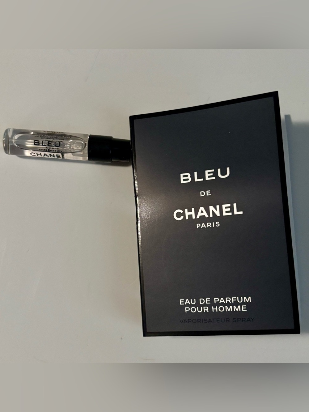 NEW Chanel Bleu de Chanel Pour Homme sample vial.